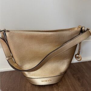 Michael Kors Gold Shoulder Bag